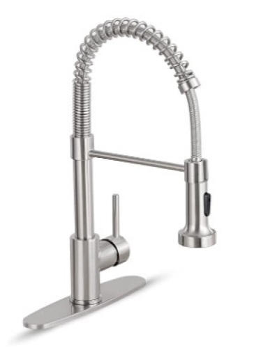 Kitchen Faucet with Pull Down Sprayer, Appears New - Lot 236