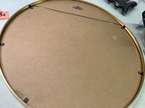 Round Wall Mirror, Appears New - Lot 237