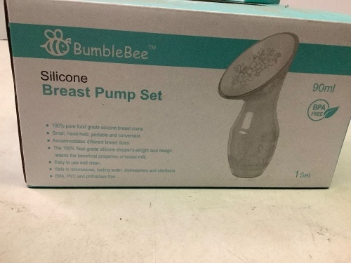 Lot of (2) Bumblebee Silicone Breast Pump Set, Appears New - Lot 238