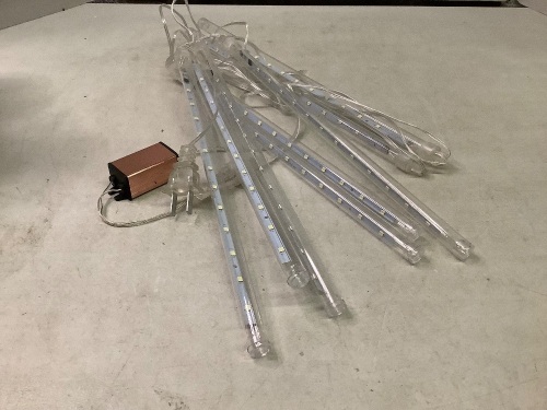 Led Clear Tube Light Strand, Powers On, Appears New - Lot 255