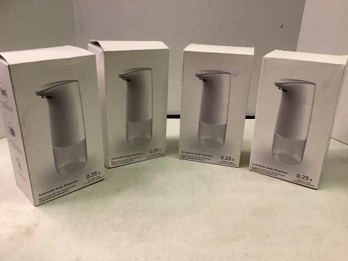 Lot of (4) Automatic Soap Dispenser, Appears New - Lot 265