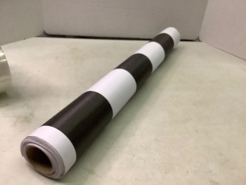 Roll of Black and White Striped Wall Paper, Ecommerce Return - Lot 275