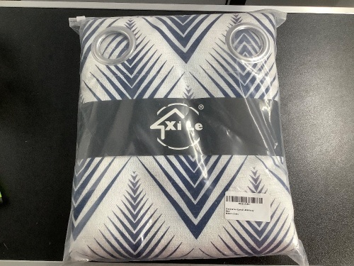 Diana Arrow Curtain, Navy, Appears New - Lot 187