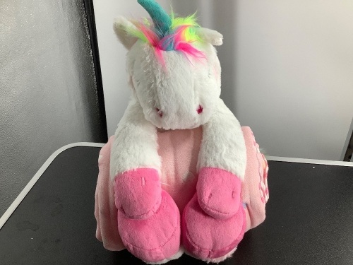 Unicorn Pet with Blanket, Appears New - Lot 194