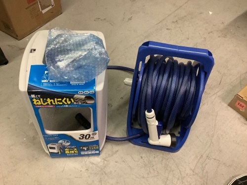 30 Meter Hose with Reel and Cover, Appears New - Lot 293