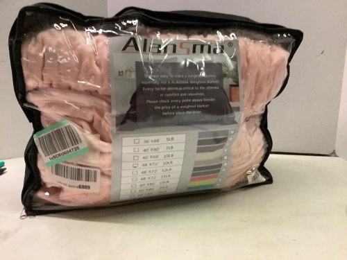 Alansma 10lb. Weighted Blanket, Appears New - Lot 328