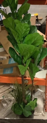 Large Decorative Faux Plant, Appears New - Lot 390