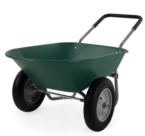 Dual-Wheel Wheelbarrow Garden Cart - Lot 16