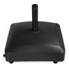 Fillable Mobile Umbrella Base Stand w/ 4 Wheels, 2 Locks, 137lb Capacity, Black - Lot 22