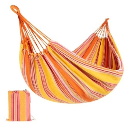 2-Person Brazilian-Style Double Hammock w/ Portable Carrying Bag, Sunset - Lot 28
