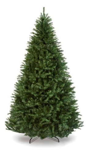 Hinged Douglas Full Fir Artificial Christmas Tree w/ Metal Stand, 6ft - Lot 114