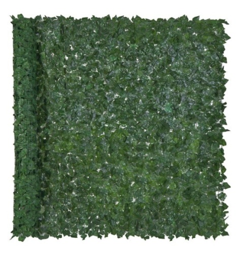 Outdoor Faux Ivy Privacy Screen Fence, 96x72in - Lot 120
