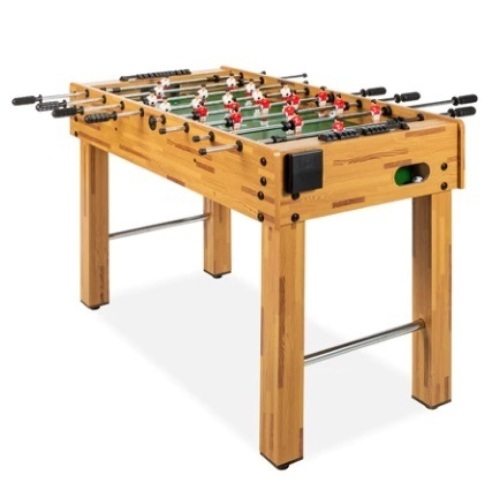 Foosball Game Table, Arcade Table Soccer w/ 2 Cup Holders, 2 Balls, 48in, Appears New - Lot 84