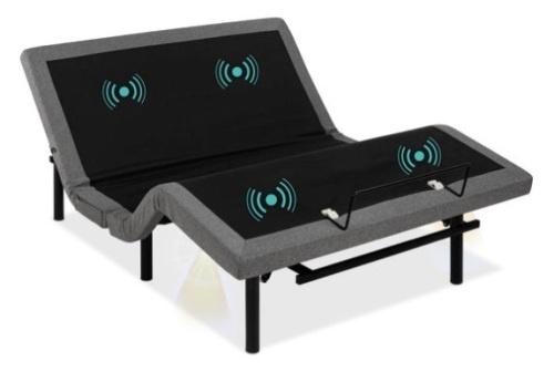 Adjustable Bed Base with Massage, Remote, USB Ports, Queen - Lot 210