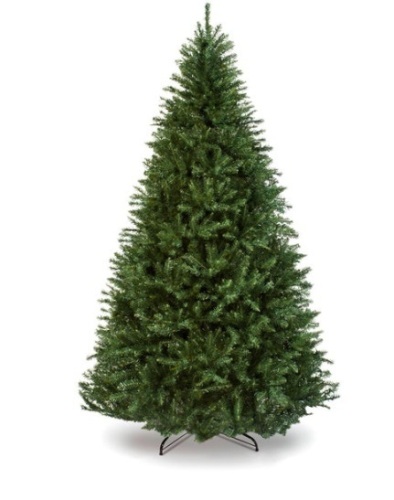 Hinged Douglas Full Fir Artificial Christmas Tree w/ Metal Stand, 6ft - Lot 215
