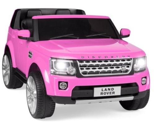 12V 2-Seater Licensed Land Rover Ride-On w/ Parent Remote Control, Pink - Lot 251
