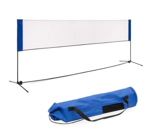 Portable Freestanding Volleyball, Tennis, Badminton Net - 12.5ft - Lot 284