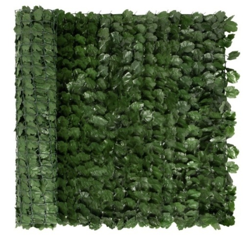 Outdoor Faux Ivy Privacy Screen Fence, 94x39in  - Lot 302