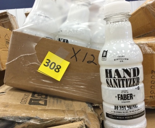 Faber Hand Sanitizer 16oz PET bottles- 12 pack - Lot 308