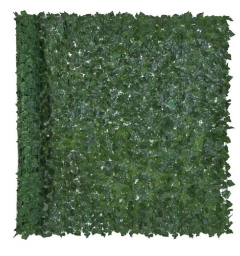 Outdoor Faux Ivy Privacy Screen Fence, 96x72in - Lot 404