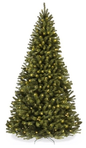 Pre-Lit Artificial Spruce Christmas Tree w/ Incandescent Lights, 4.5ft - Lot 492