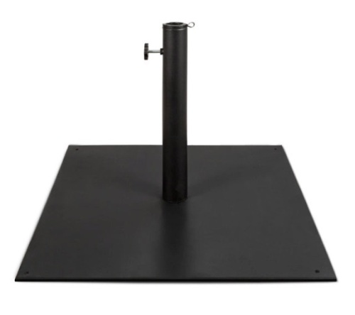 Steel Umbrella Base, Patio Stand w/ Tightening Knob & Anchor Holes - 38.5lb - Lot 530