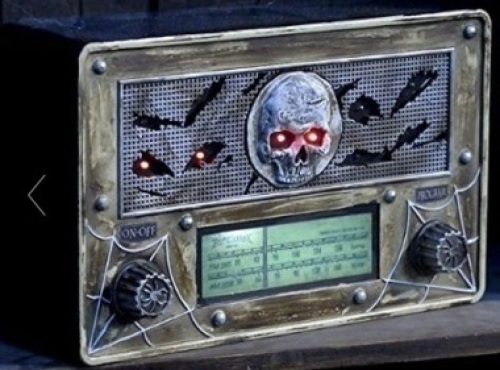 Stay Tombed! Radio - Plays 4 Hours, Lights and Sounds - Lot 572
