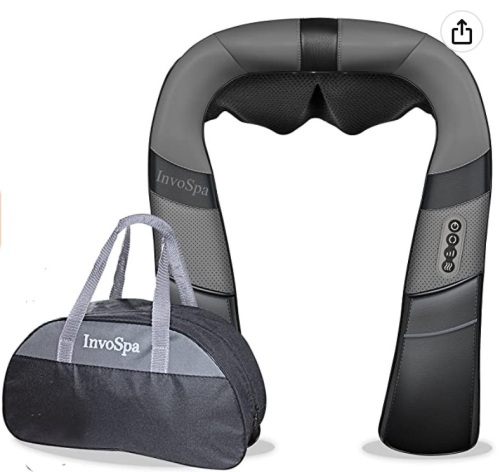 Invospa Kneading Neck Massager, Powers Up, Appears new, Retail 59.97 - Lot 26