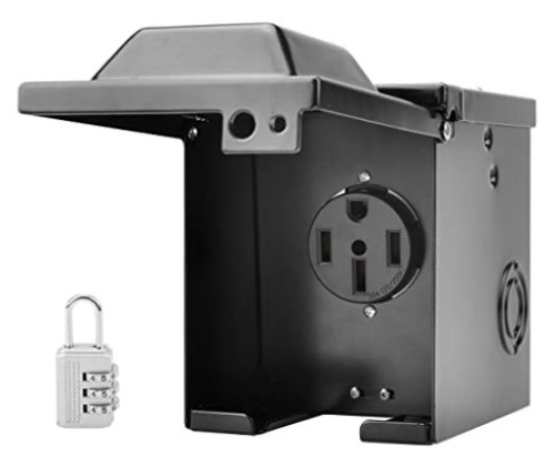 RVINGPRO 50 A RV/EV Power Outlet Box, Untested, Appears New, Retail 38.66 - Lot 170