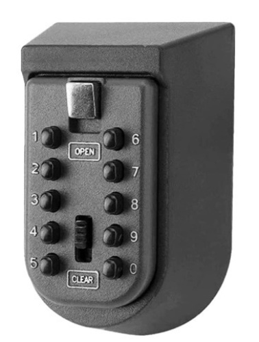 Key Lock Box for Outside Wall Mount, E-Comm Return, Retail 18.99 - Lot 218