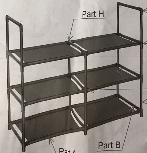 Fabric Shelf Unit, Appears New - Lot 256