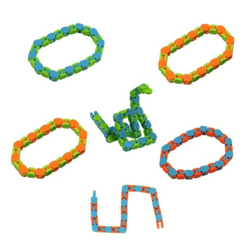 Bicycle Chain Track Stress Relief Fidget Toys, E-Comm Return, Retail 13.00 - Lot 382