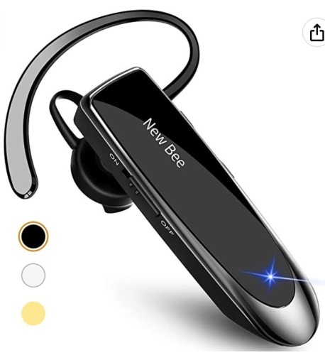 New Bee Bluetooth Earpiece, Untested, Appears New, Retail 27.99 - Lot 486