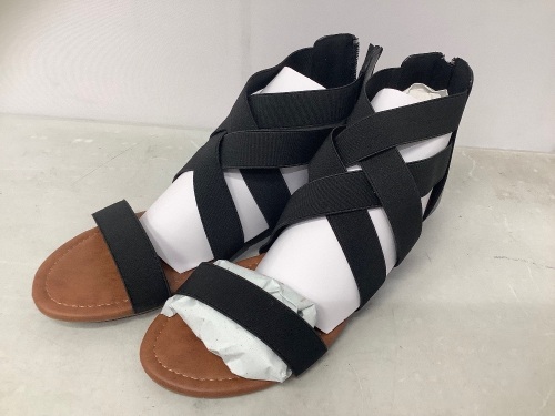 DREAM PAIRS Women's Elastic Ankle Strap Sandals, 9, Appears New, Retail 33.99 - Lot 594