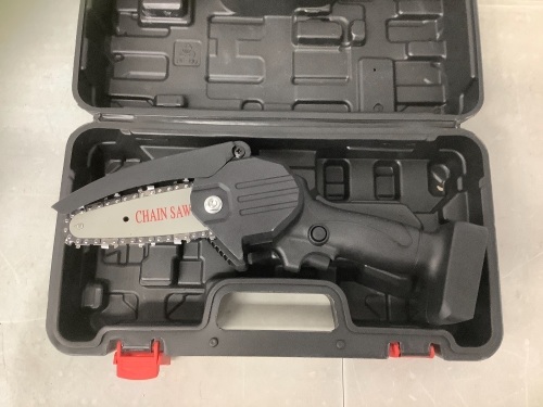 Mini Chainsaw, Untested, Appears new, Retail 85.99 - Lot 85