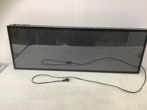 LED Sign, Powers Up, Appears new, Retail 269.99 - Lot 67