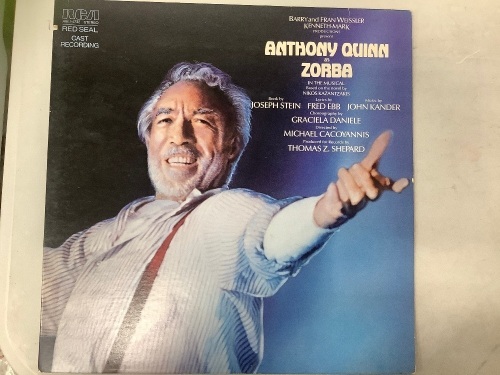 Anthony Quinn as Zorba Vinyl Record, Appears New - Lot 201
