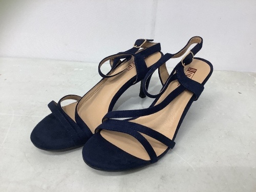 IDIFU Women's Dressy Kitten Heel Sandals, 7.5, Appears New, Retail 50.99 - Lot 172