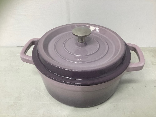 SULIVES Non-Stick Enamel Cast Iron Dutch Oven, Appears New, Retail 45.99 - Lot 224