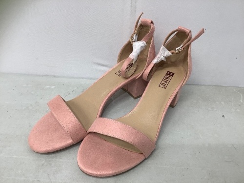Idifu Womens Suede Chunky Heels, 8, New, Retail 41.99 - Lot 142