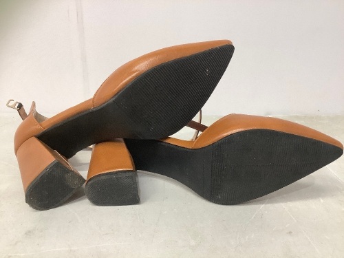Womens Chunk Heel Shoes, 8.5, E-Comm Return - Lot 151