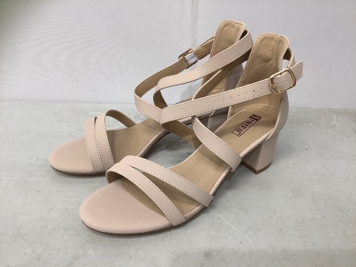 IDIFU Women's Block Heel Strappy Sandals, 8, Appears New, Retail 52.99 - Lot 233