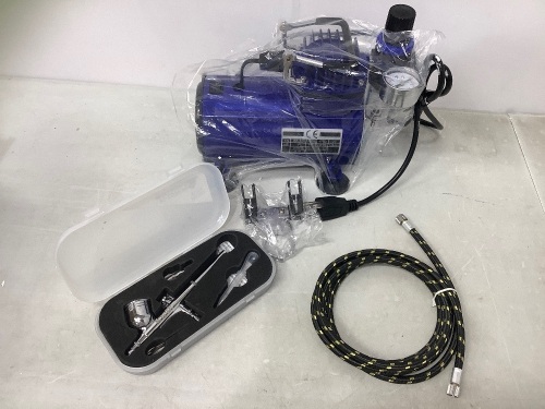 Master Airbrush Multi-purpose Airbrush Kit, Untested, Appears new, Retail 99.99 - Lot 128