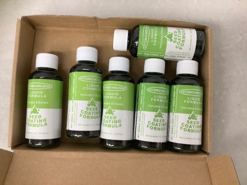 Lot of (6) Hydro Mousse Liquid Seed Coating Formula, Appears new, Retail 41.94 - Lot 143