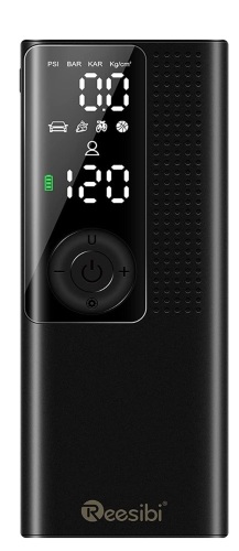 Reesibi Portable Electric Digital Tire Inflator, Powers Up, Appears New, Retail 39.99 - Lot 563