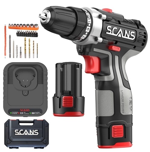 Scans Cordless Drill/Driver, Powers Up, Appears New, Retail 44.99 - Lot 495