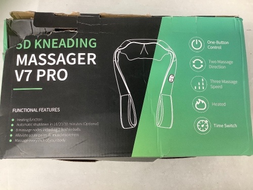 Neck Massager, Powers Up, Appears New - Lot 400