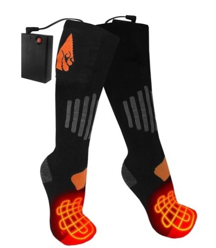 ActionHeat AA Battery Heated Socks, L/XL, Untested, Appears New, Retail 49.99 - Lot 514