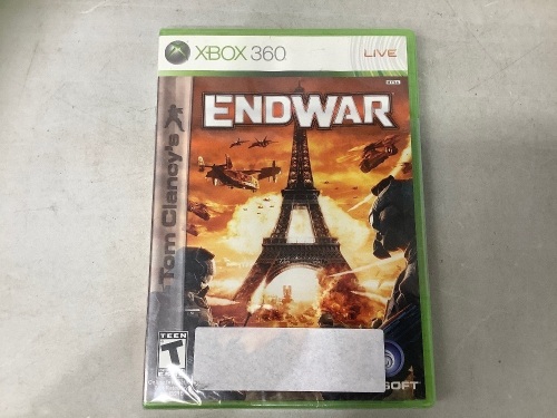 Xbox 360 Tom Clancy's Endwar Game, New - Lot 499