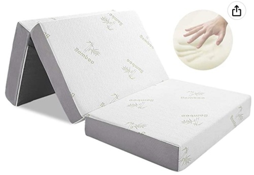 TriFold Memory Foam Matress, Appears new, Retail 199.90 - Lot 93